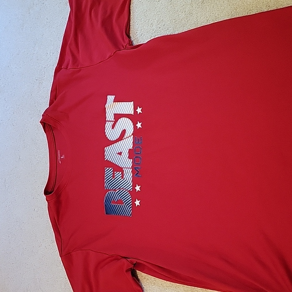 Champro men's large baseball Beast Mode dri-fit T-shirt.